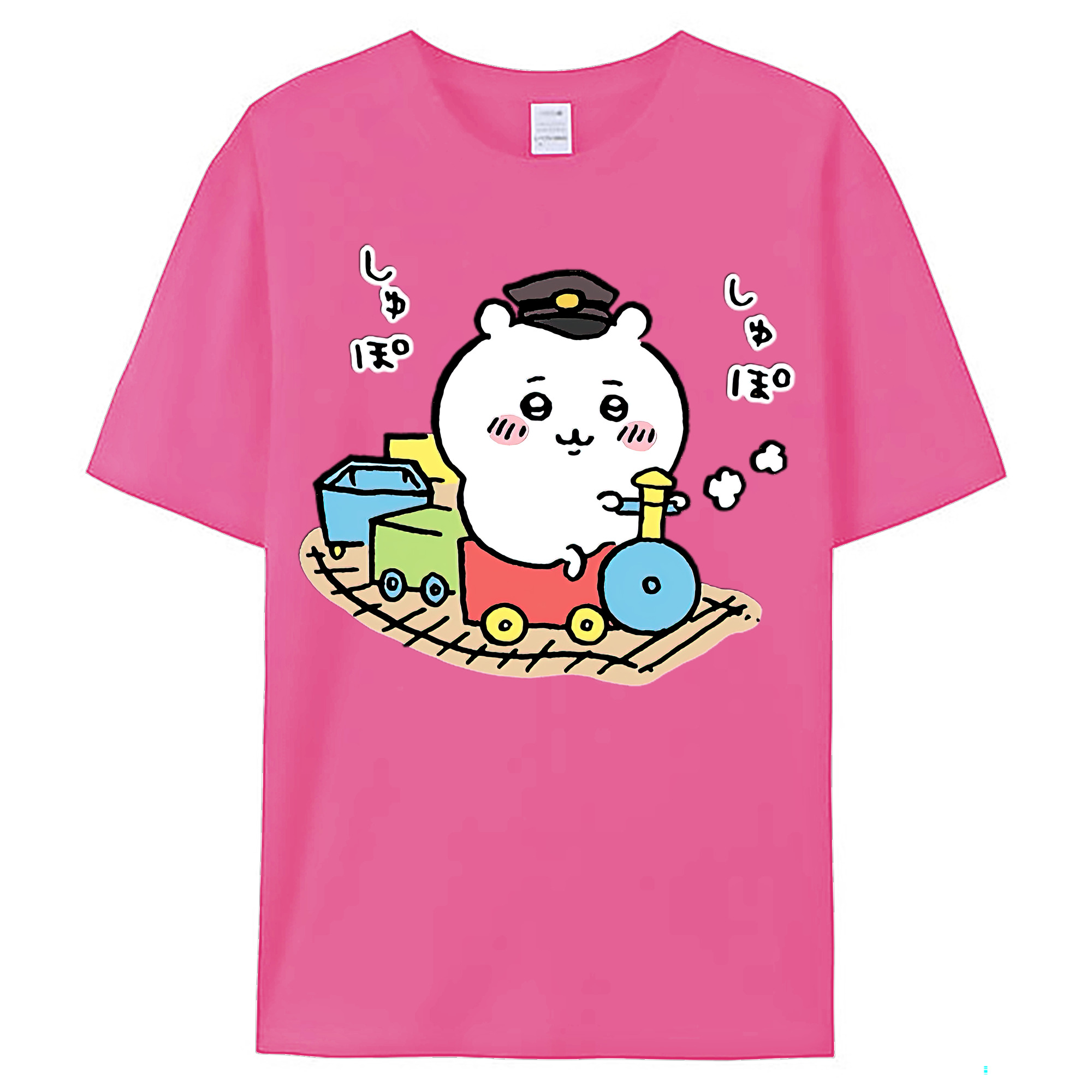 （画像用） ちいかわ ちいかわ Chii-kawa chiikawa レディースカジュアルプリントTシャツ（綿100％）